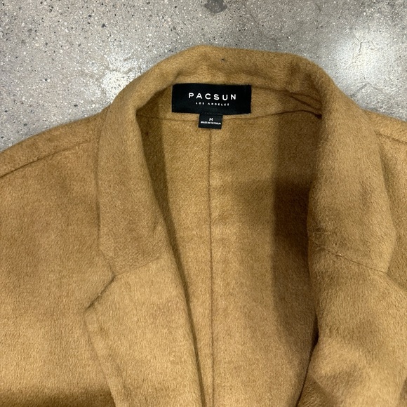 Pacsun Khaki Coat - Picture 2 of 2